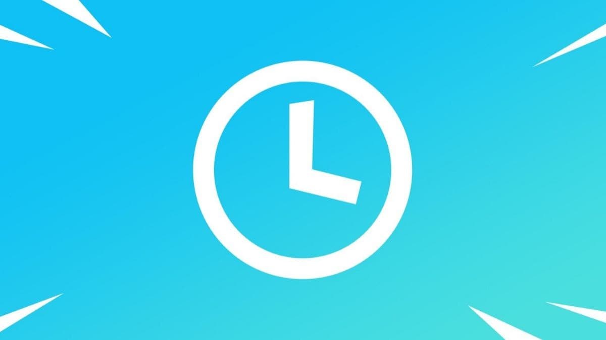 Reloj Fortnite tiempo de inactividad