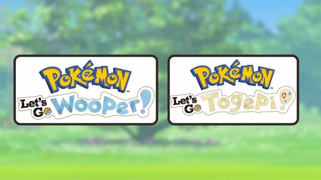 Pokémon Let's Go wooper Togepi