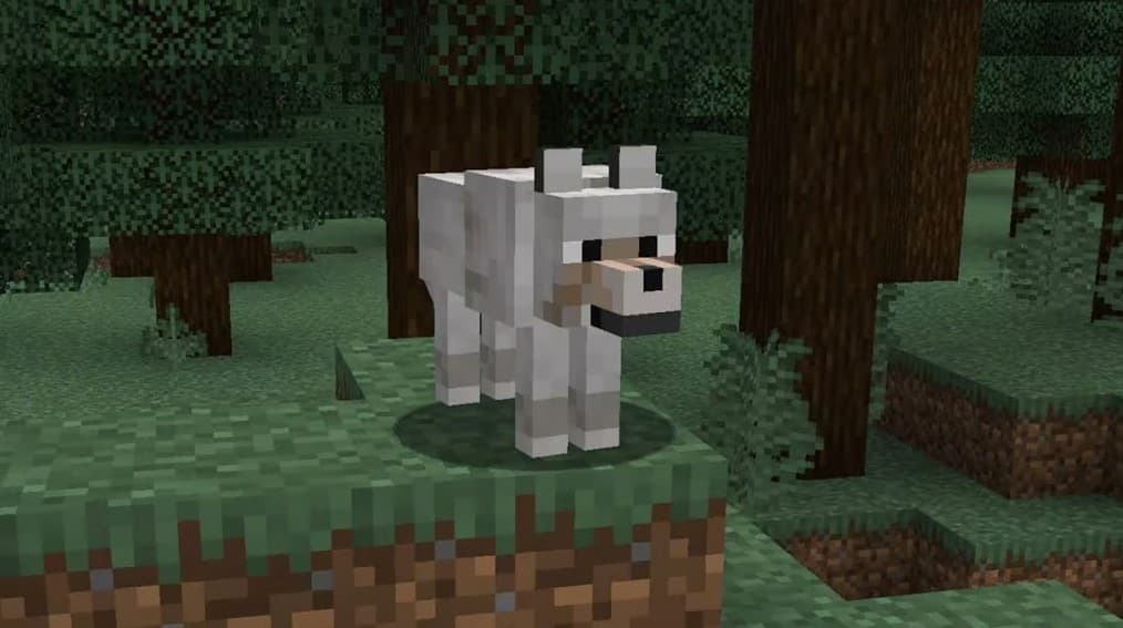 lobo pálido minecraft