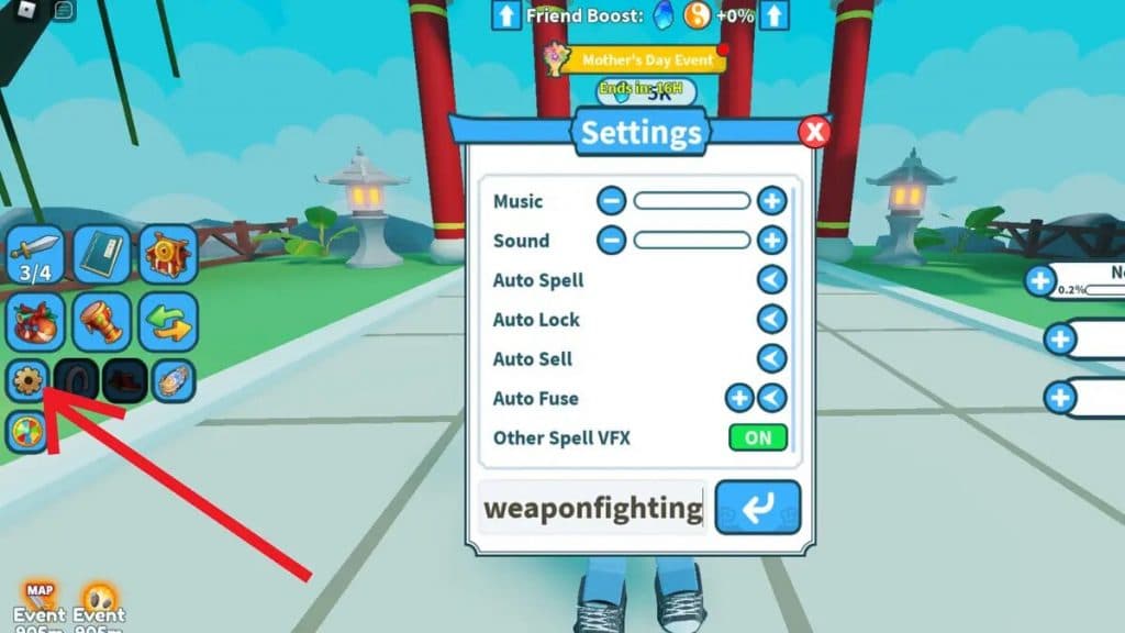 Weapon Fighting Simulator roblox