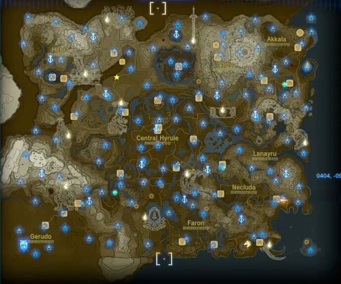 mapa santuarios zelda tears of the kingdom 2