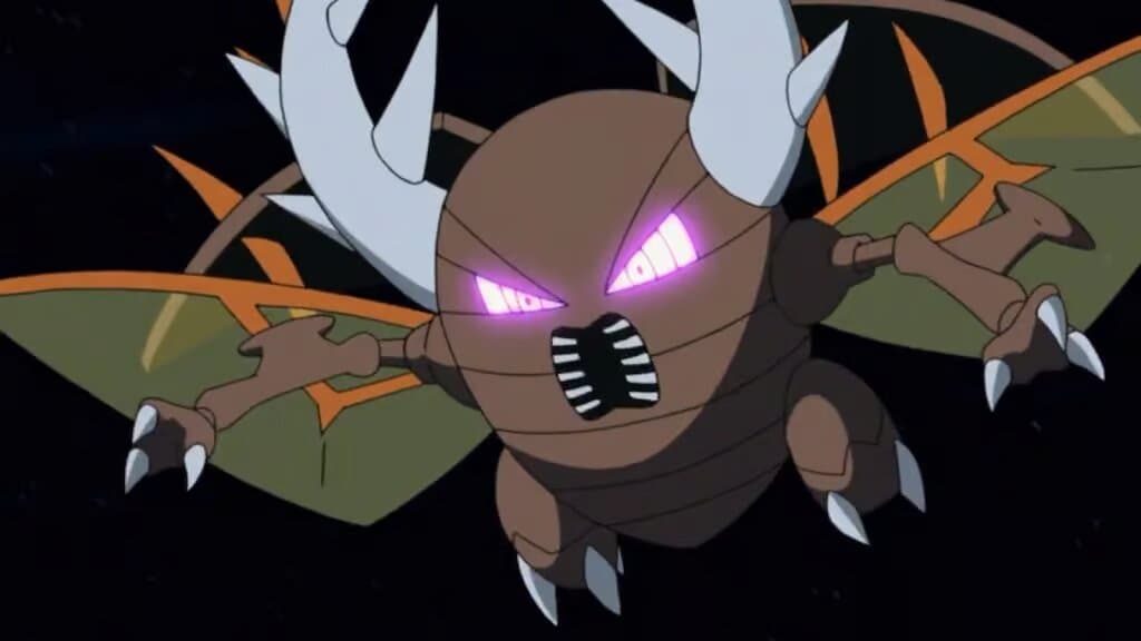 Mega Pinsir en el anime de Pokémon.