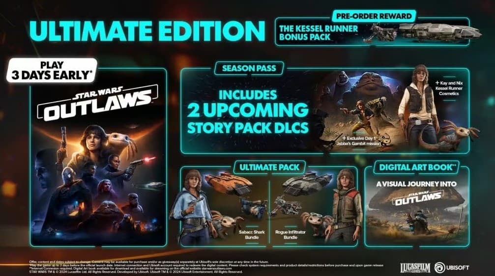 ultimate edition star wars outlaws