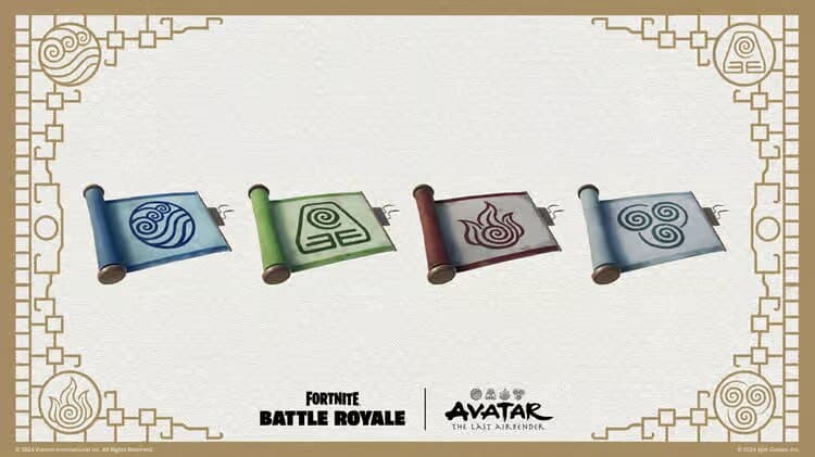 Todas las armas míticas de Avatar en Fortnite ubicación