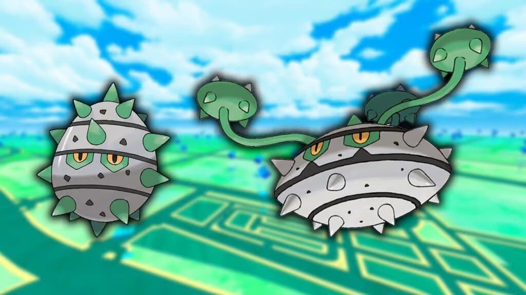 Ferroseed y Ferrothorn en Pokémon Go.